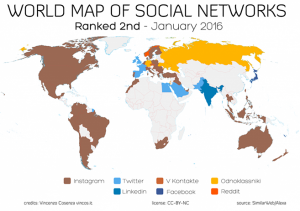 vinco's World Map of Social Networks