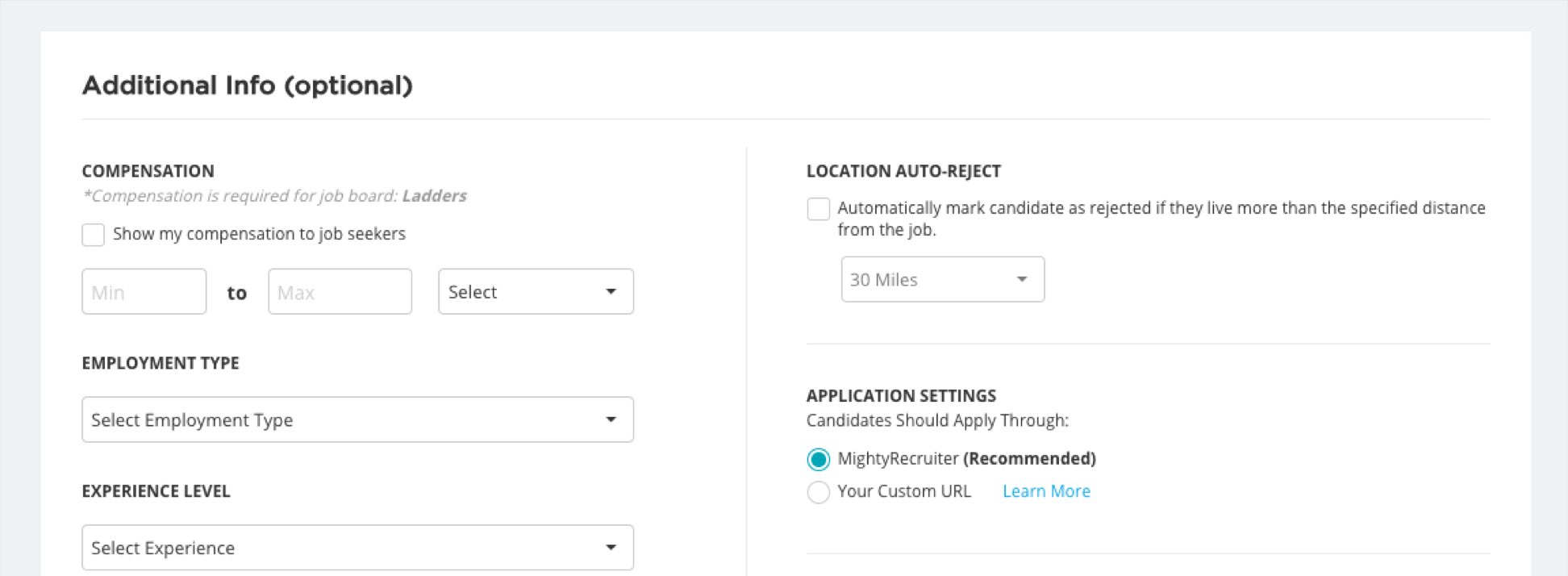 Integrations & importing jobs