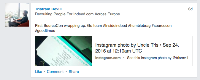 Tris LinkedIn - Instagram Post